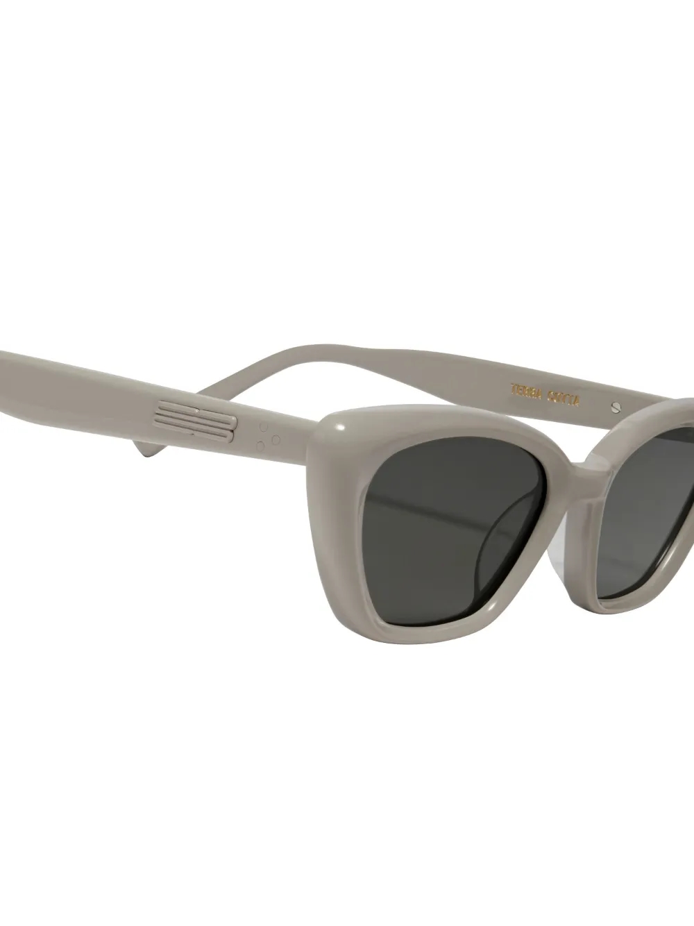 Gentle Monster Terra Cotta tinted sunglasses